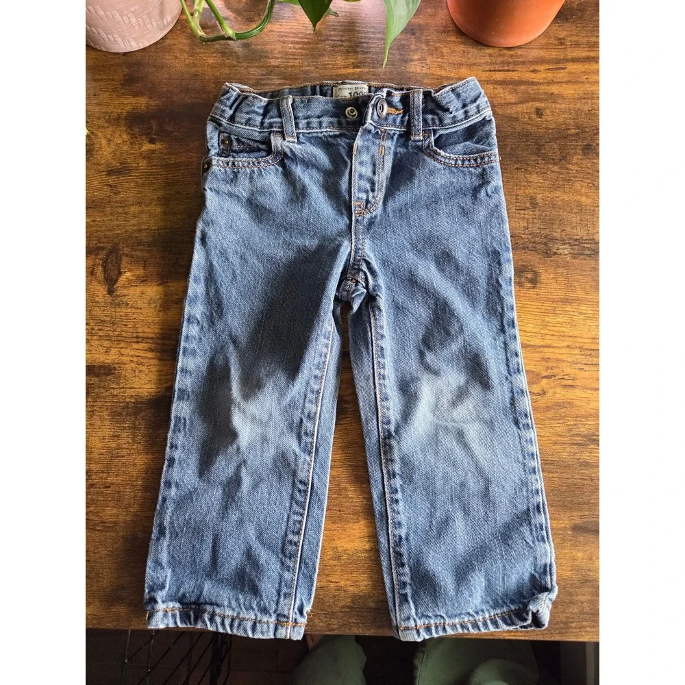 Toddler Boys 2T Clothes Lot 4pc Primary Organic Cotton Tee Childrens Place Jeans